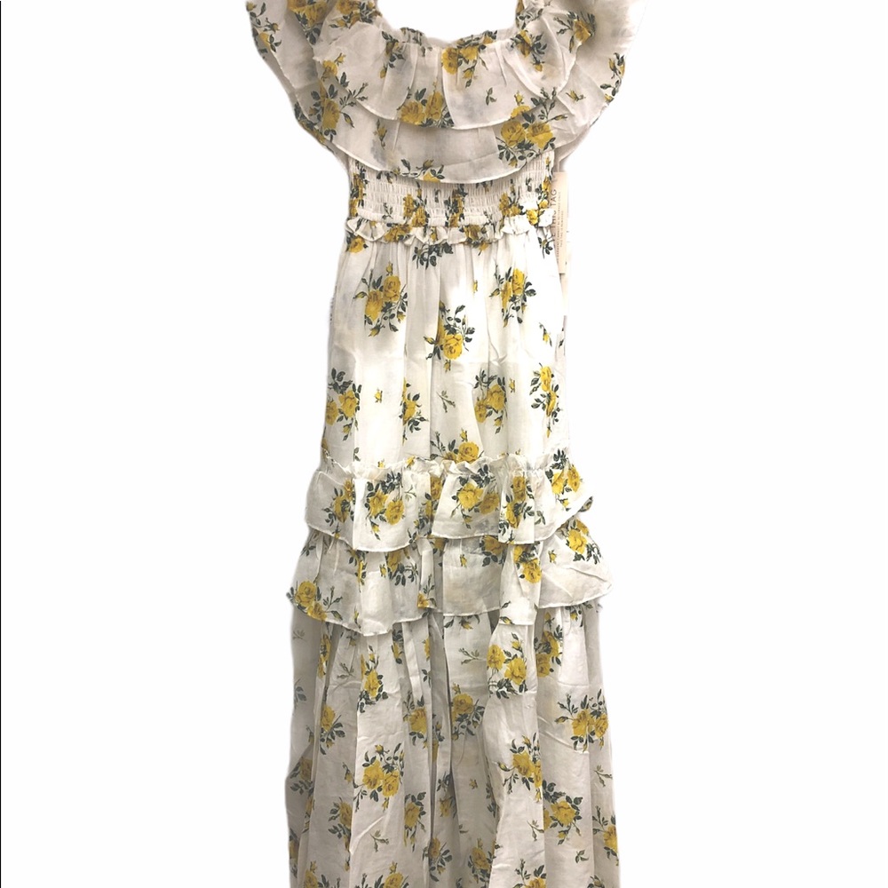 Kate Hudson Happy x nature off the shoulder maxi